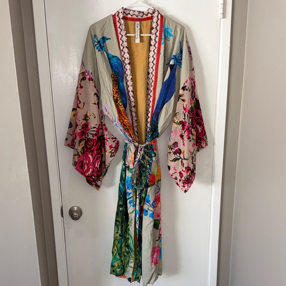 Floral Multicolor Kimono Jacket